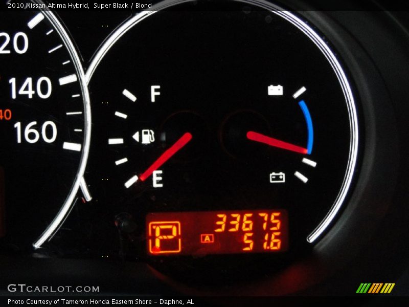 Super Black / Blond 2010 Nissan Altima Hybrid