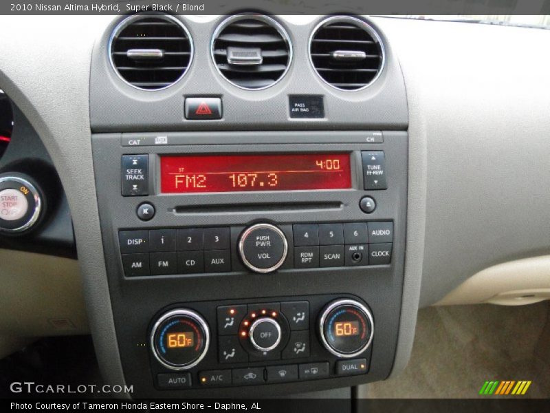 Super Black / Blond 2010 Nissan Altima Hybrid