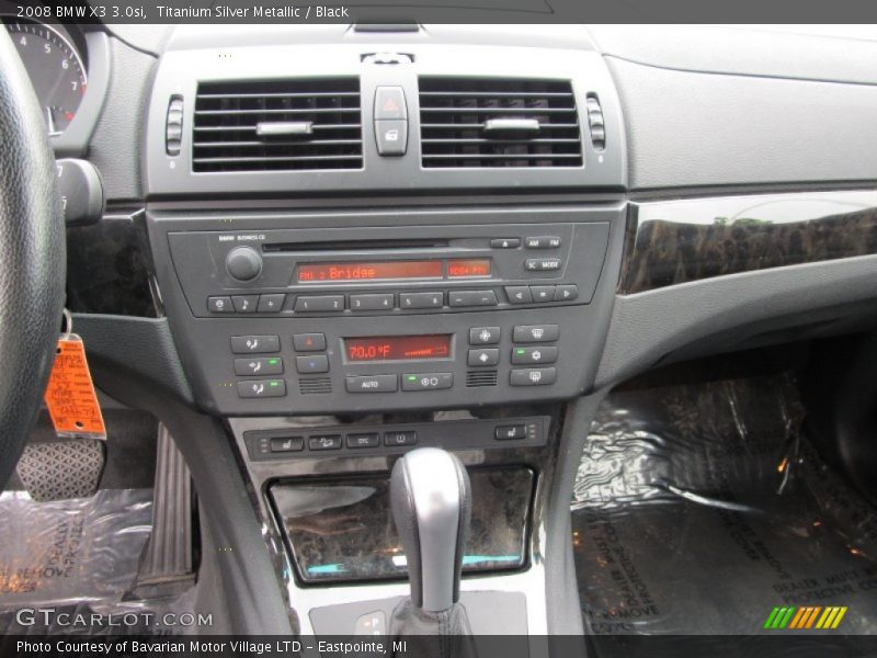 Titanium Silver Metallic / Black 2008 BMW X3 3.0si