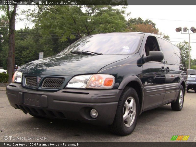 Blue-Black Metallic / Taupe 2000 Pontiac Montana