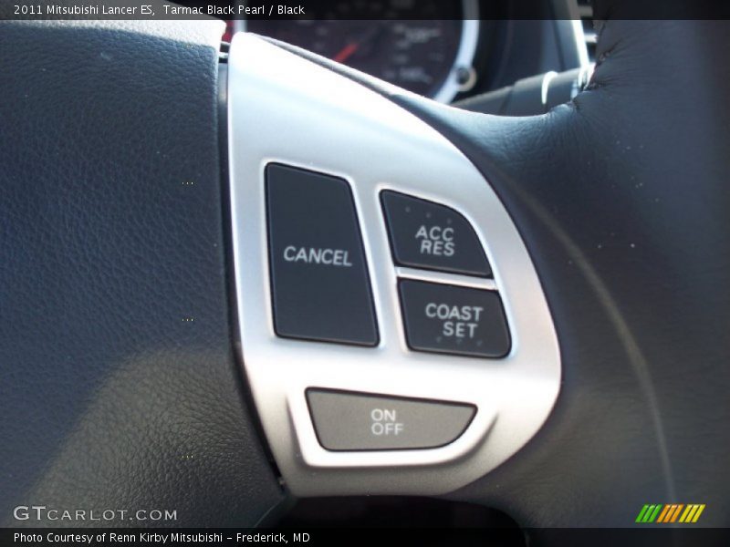 Tarmac Black Pearl / Black 2011 Mitsubishi Lancer ES