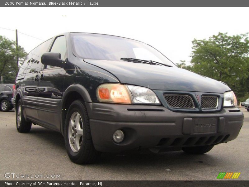 Blue-Black Metallic / Taupe 2000 Pontiac Montana