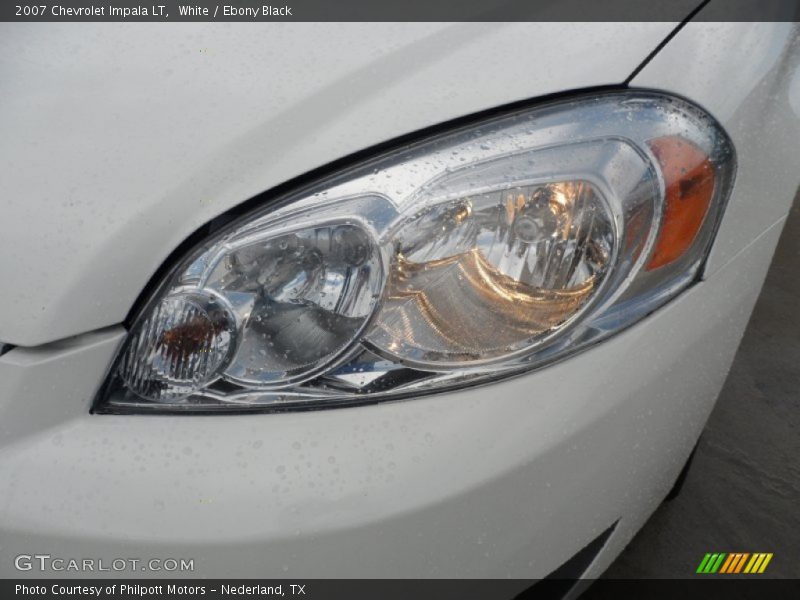 White / Ebony Black 2007 Chevrolet Impala LT