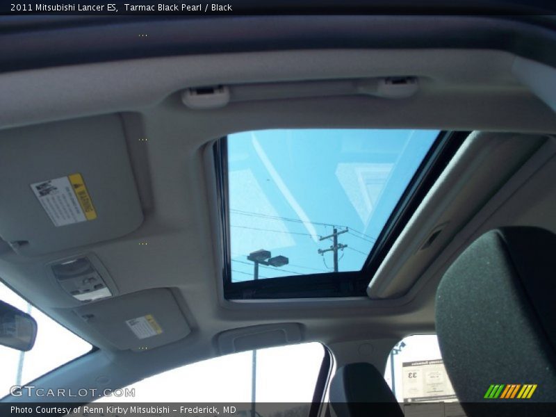 Tarmac Black Pearl / Black 2011 Mitsubishi Lancer ES