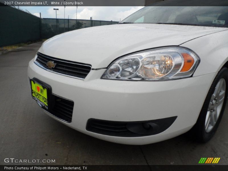 White / Ebony Black 2007 Chevrolet Impala LT