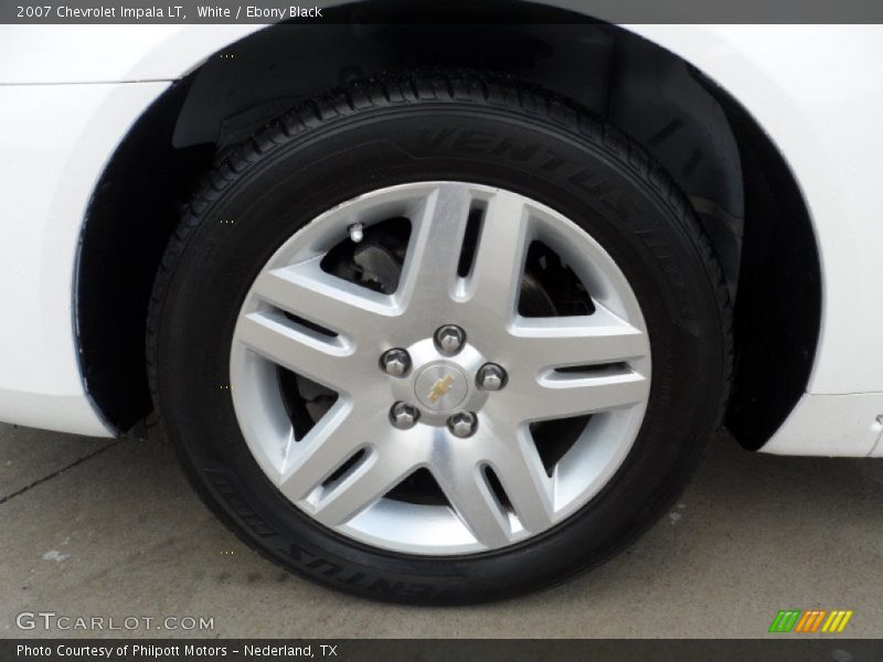 White / Ebony Black 2007 Chevrolet Impala LT