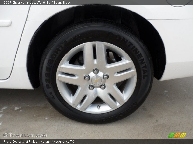 White / Ebony Black 2007 Chevrolet Impala LT