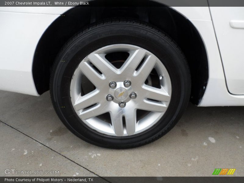 White / Ebony Black 2007 Chevrolet Impala LT