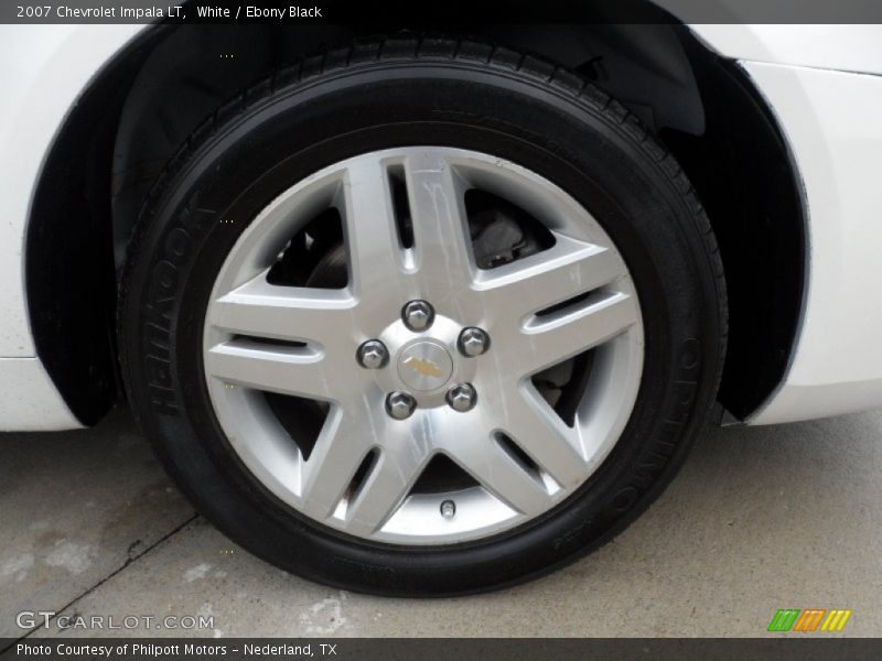 White / Ebony Black 2007 Chevrolet Impala LT