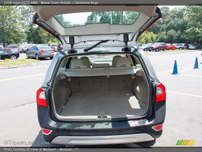 Willow Green Metallic / Sandstone Beige 2008 Volvo XC70 AWD