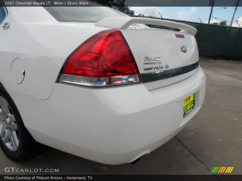 White / Ebony Black 2007 Chevrolet Impala LT