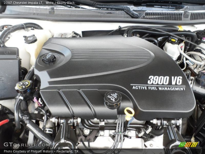 White / Ebony Black 2007 Chevrolet Impala LT