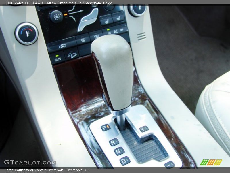 Willow Green Metallic / Sandstone Beige 2008 Volvo XC70 AWD