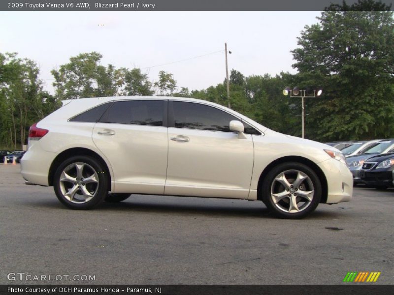 Blizzard Pearl / Ivory 2009 Toyota Venza V6 AWD