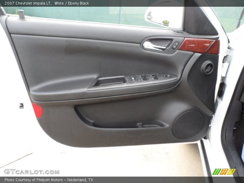 White / Ebony Black 2007 Chevrolet Impala LT