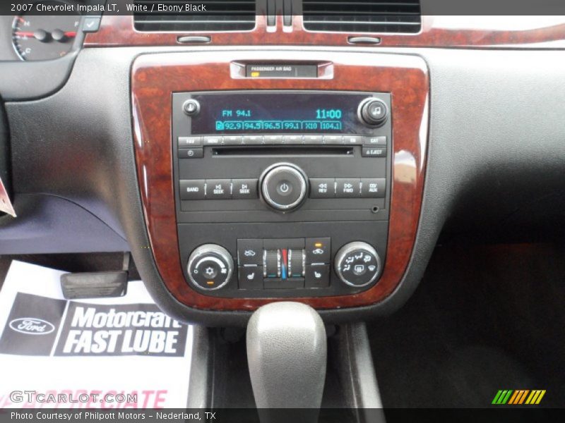 White / Ebony Black 2007 Chevrolet Impala LT