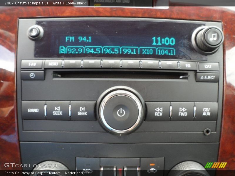 White / Ebony Black 2007 Chevrolet Impala LT