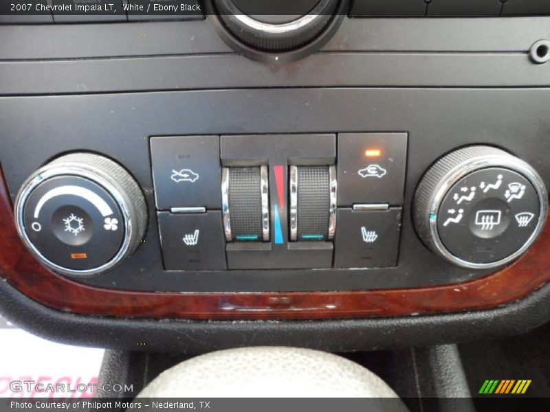White / Ebony Black 2007 Chevrolet Impala LT