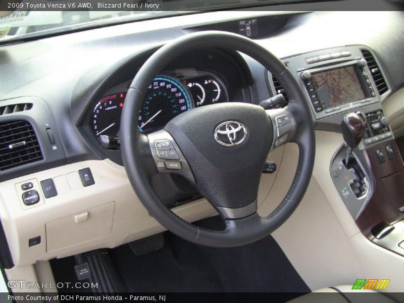 Blizzard Pearl / Ivory 2009 Toyota Venza V6 AWD