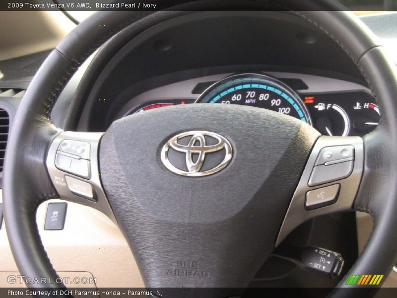 Blizzard Pearl / Ivory 2009 Toyota Venza V6 AWD