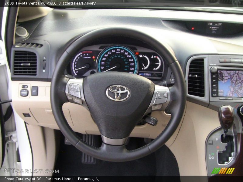 Blizzard Pearl / Ivory 2009 Toyota Venza V6 AWD