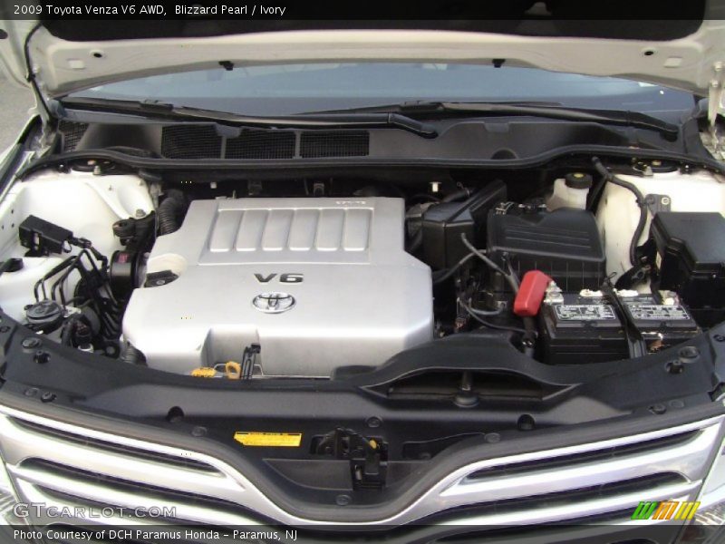 Blizzard Pearl / Ivory 2009 Toyota Venza V6 AWD