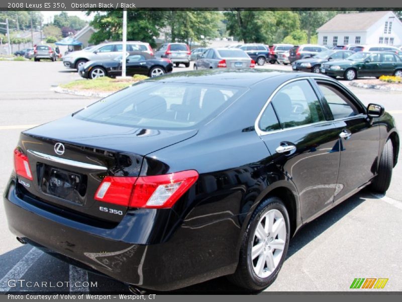 Obsidian Black / Black 2008 Lexus ES 350