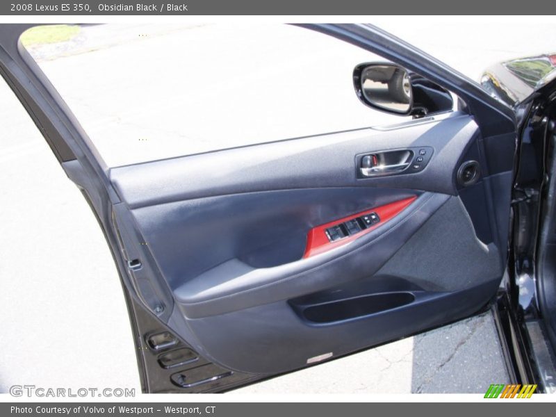 Obsidian Black / Black 2008 Lexus ES 350