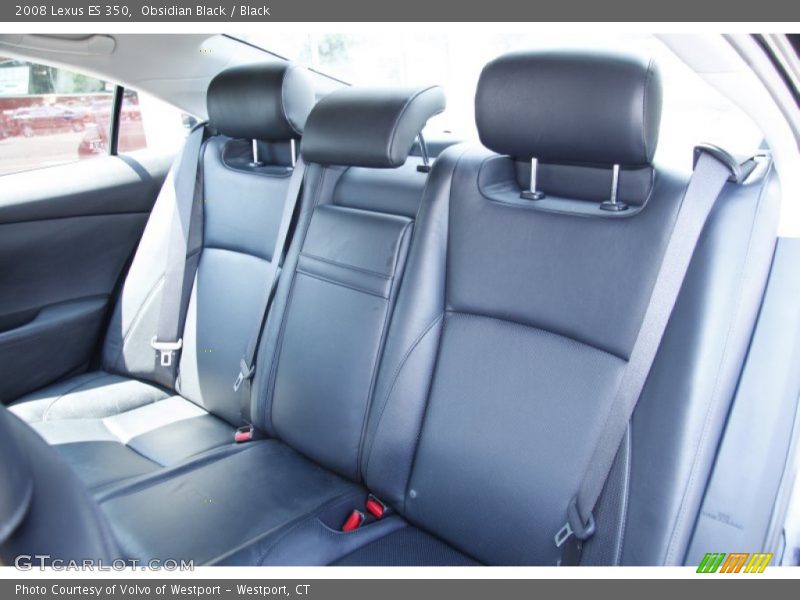 Obsidian Black / Black 2008 Lexus ES 350