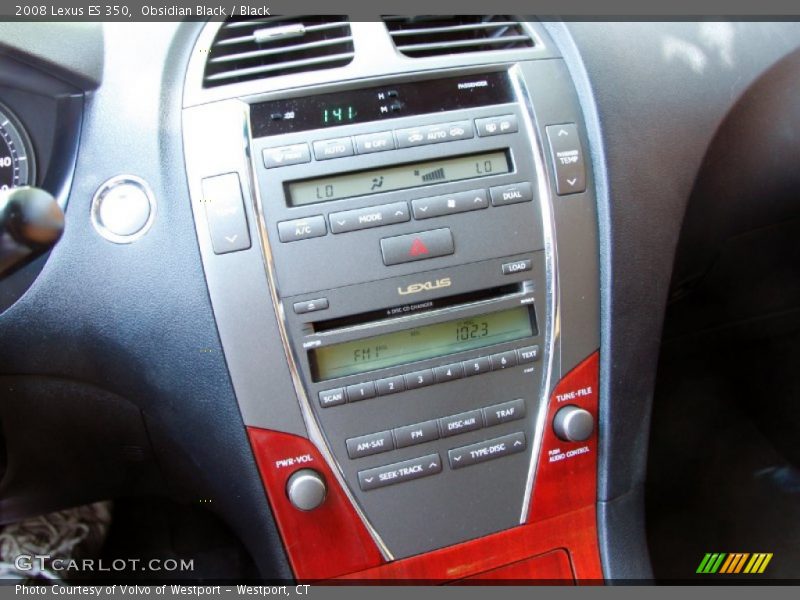 Obsidian Black / Black 2008 Lexus ES 350