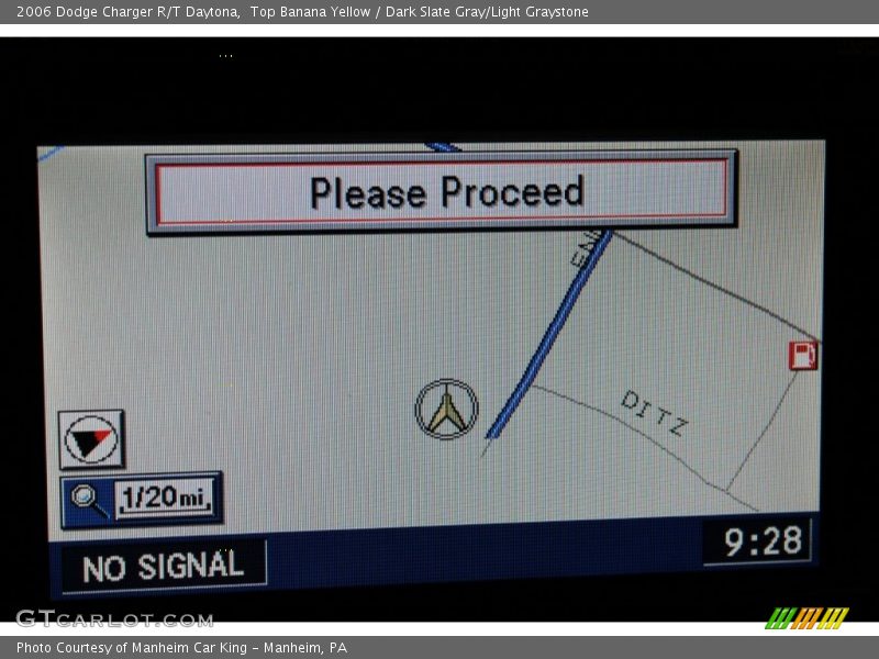 Navigation of 2006 Charger R/T Daytona