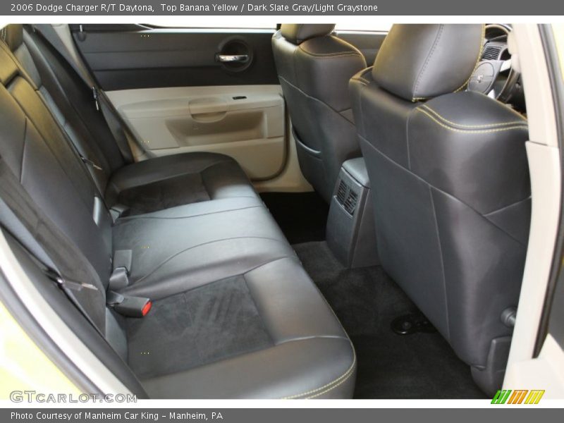 Top Banana Yellow / Dark Slate Gray/Light Graystone 2006 Dodge Charger R/T Daytona