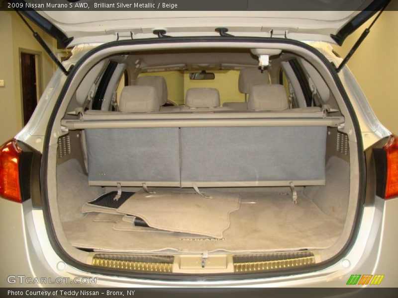 Brilliant Silver Metallic / Beige 2009 Nissan Murano S AWD
