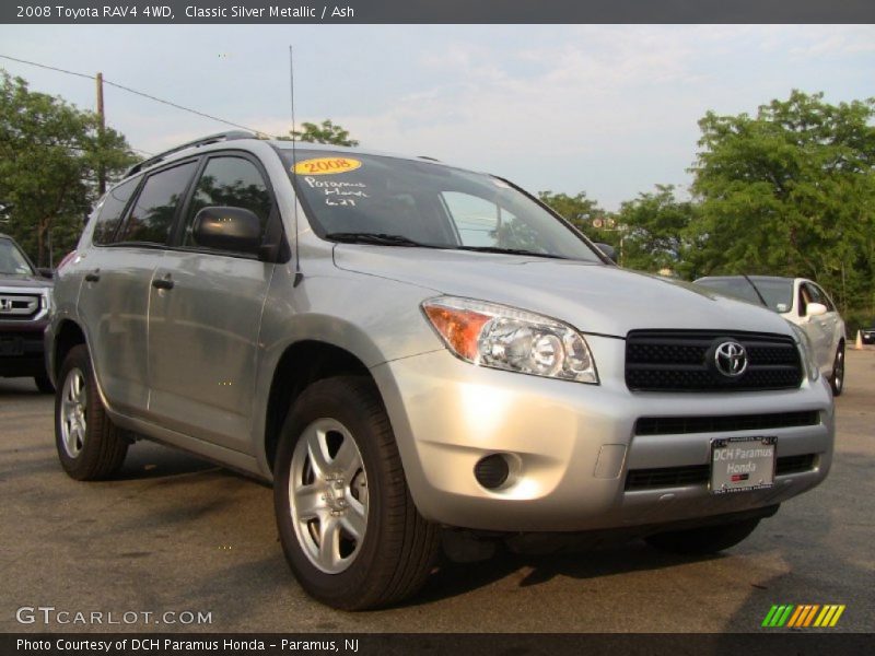 Classic Silver Metallic / Ash 2008 Toyota RAV4 4WD