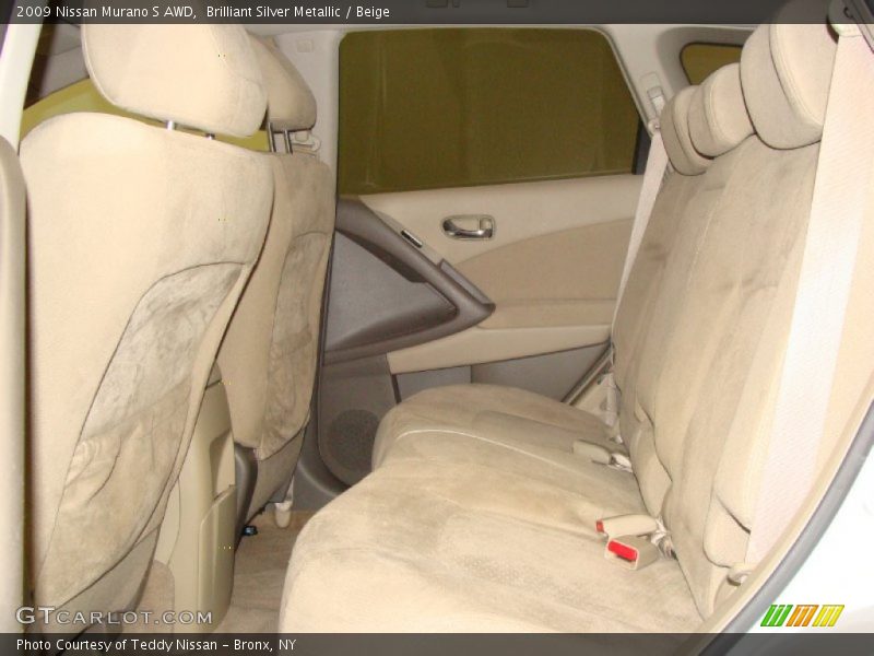 Brilliant Silver Metallic / Beige 2009 Nissan Murano S AWD