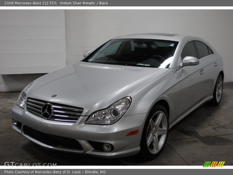 Iridium Silver Metallic / Black 2008 Mercedes-Benz CLS 550