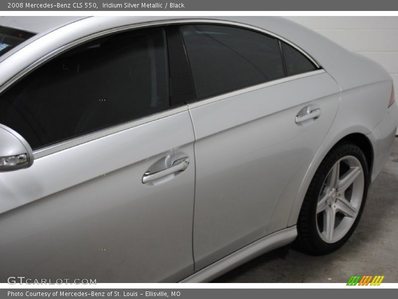 Iridium Silver Metallic / Black 2008 Mercedes-Benz CLS 550