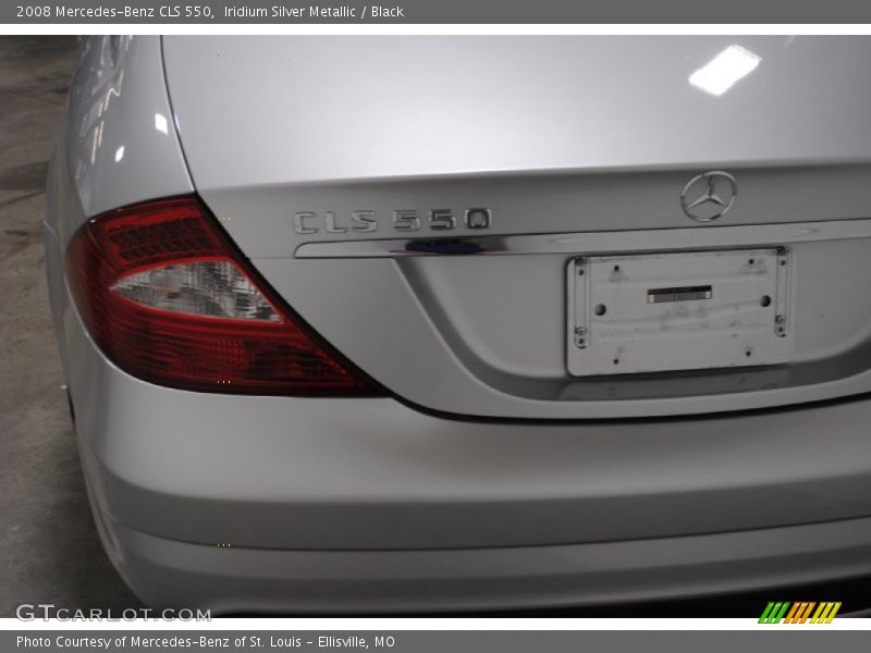 Iridium Silver Metallic / Black 2008 Mercedes-Benz CLS 550