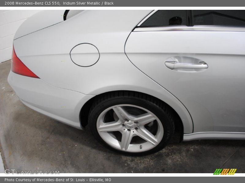 Iridium Silver Metallic / Black 2008 Mercedes-Benz CLS 550