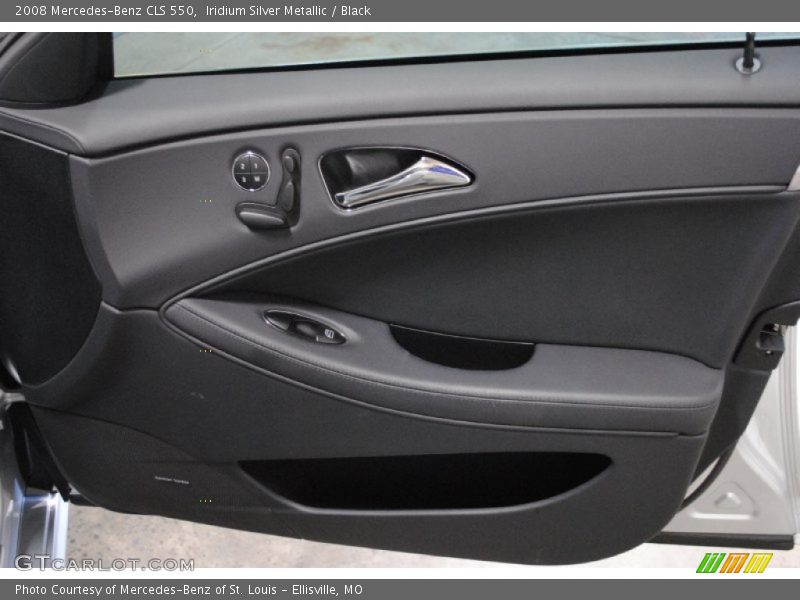 Iridium Silver Metallic / Black 2008 Mercedes-Benz CLS 550