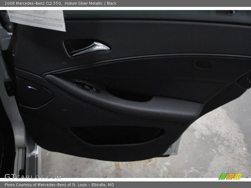 Iridium Silver Metallic / Black 2008 Mercedes-Benz CLS 550