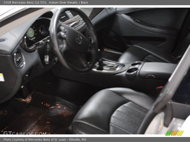 Iridium Silver Metallic / Black 2008 Mercedes-Benz CLS 550