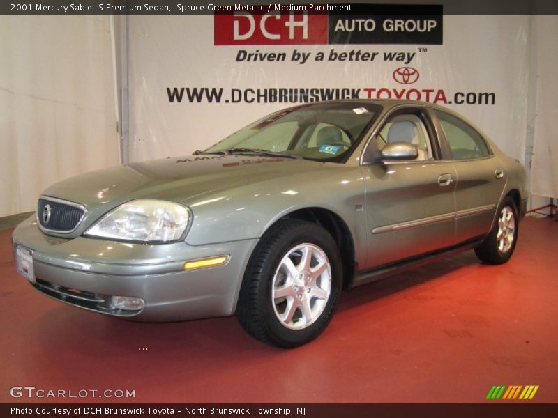 Spruce Green Metallic / Medium Parchment 2001 Mercury Sable LS Premium Sedan