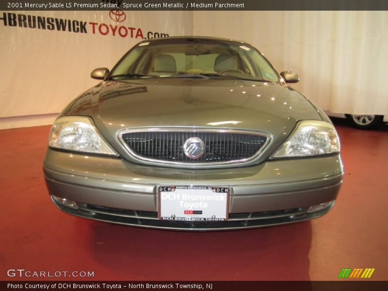 Spruce Green Metallic / Medium Parchment 2001 Mercury Sable LS Premium Sedan