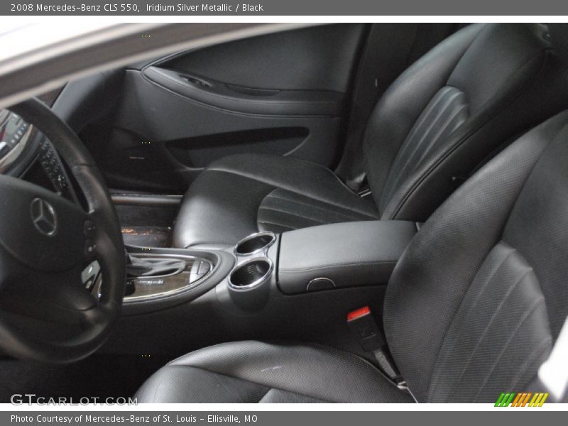 Iridium Silver Metallic / Black 2008 Mercedes-Benz CLS 550