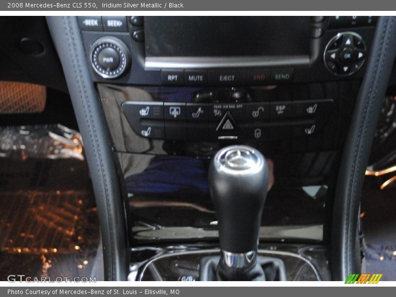 Iridium Silver Metallic / Black 2008 Mercedes-Benz CLS 550