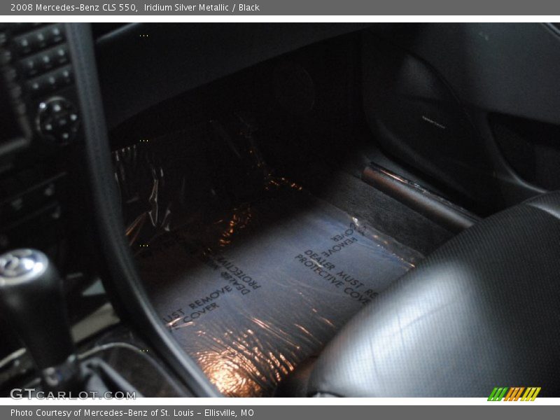 Iridium Silver Metallic / Black 2008 Mercedes-Benz CLS 550
