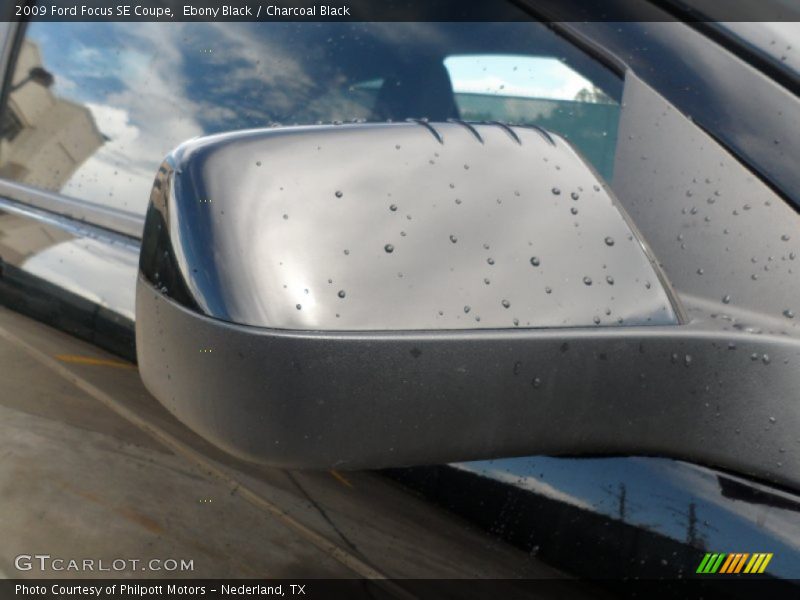 Ebony Black / Charcoal Black 2009 Ford Focus SE Coupe