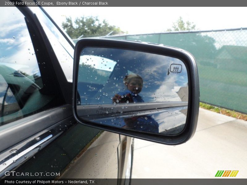 Ebony Black / Charcoal Black 2009 Ford Focus SE Coupe