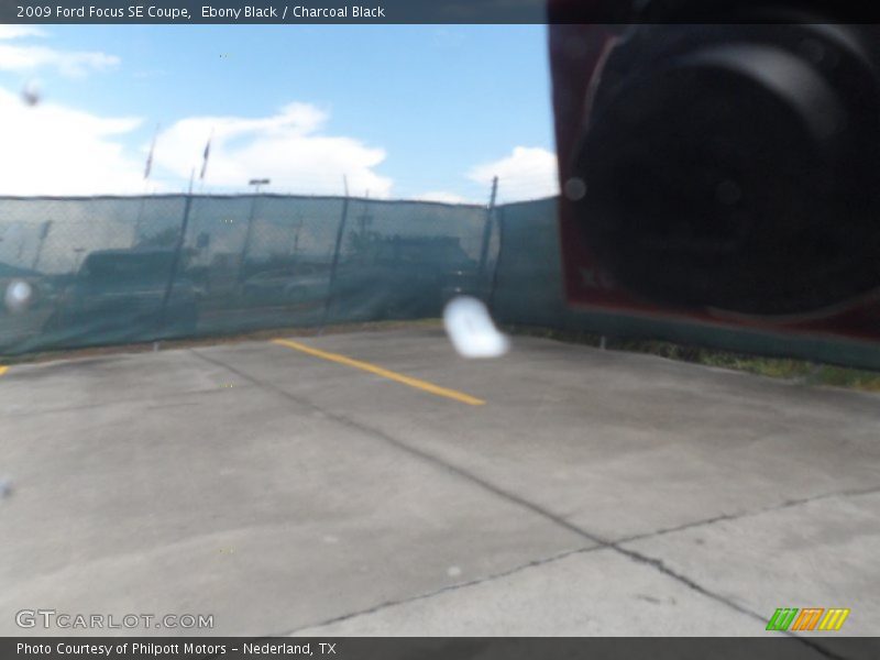 Ebony Black / Charcoal Black 2009 Ford Focus SE Coupe